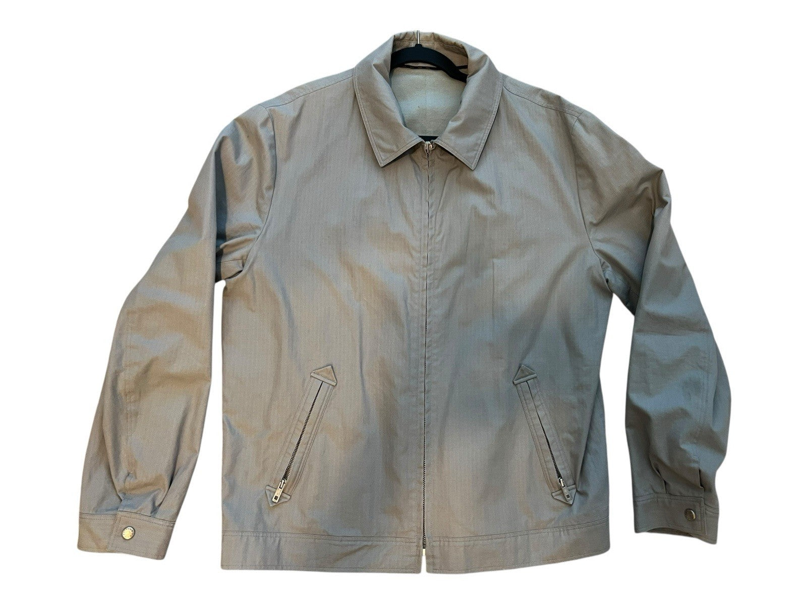 Louis Vuitton Damier Lined Harrington / Blouson Jacket Size 52