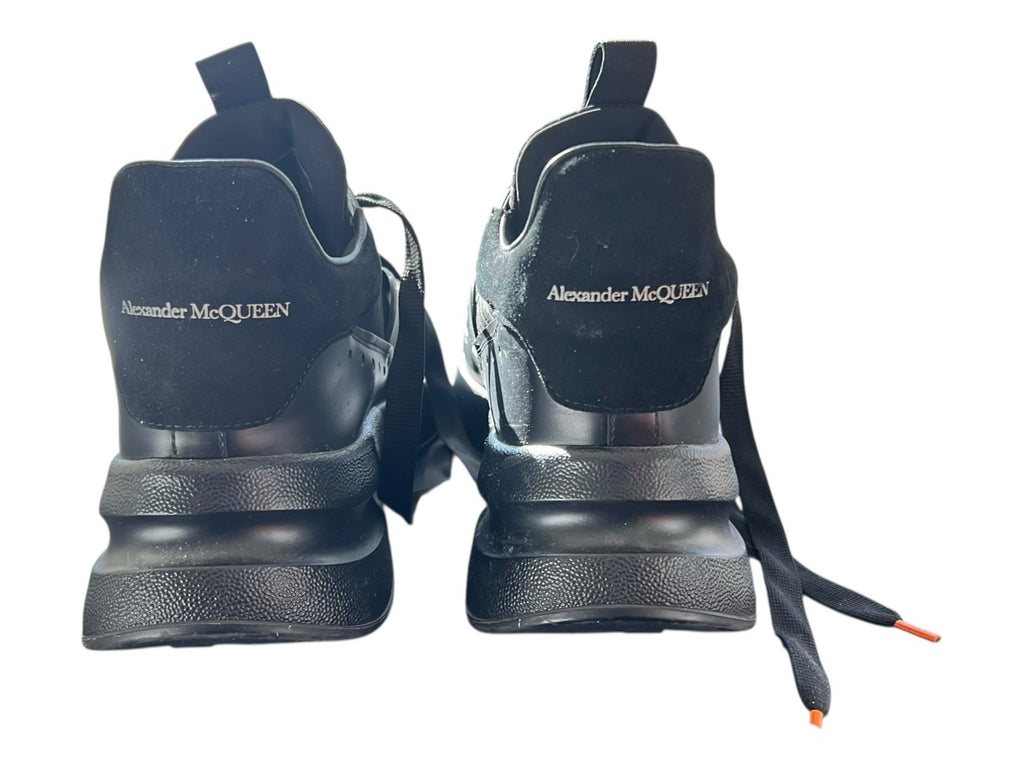 Alexander McQueen Oversized Runner Black Silver – Size 42 EU / Men’s 9 