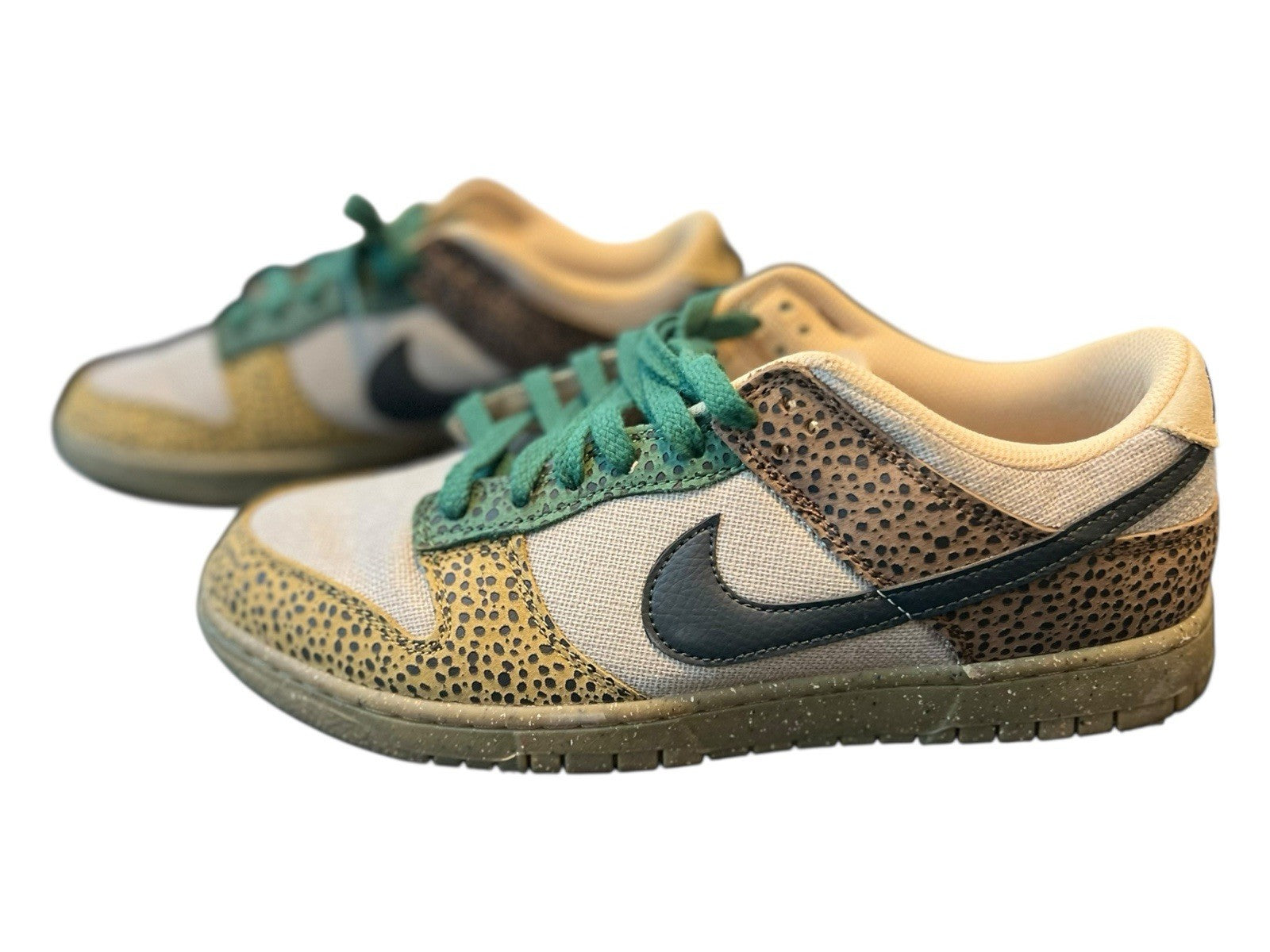 Nike Dunk Low SE Safari Mix DX2654-200 Men’s 10.5 Earth Tone Speckled