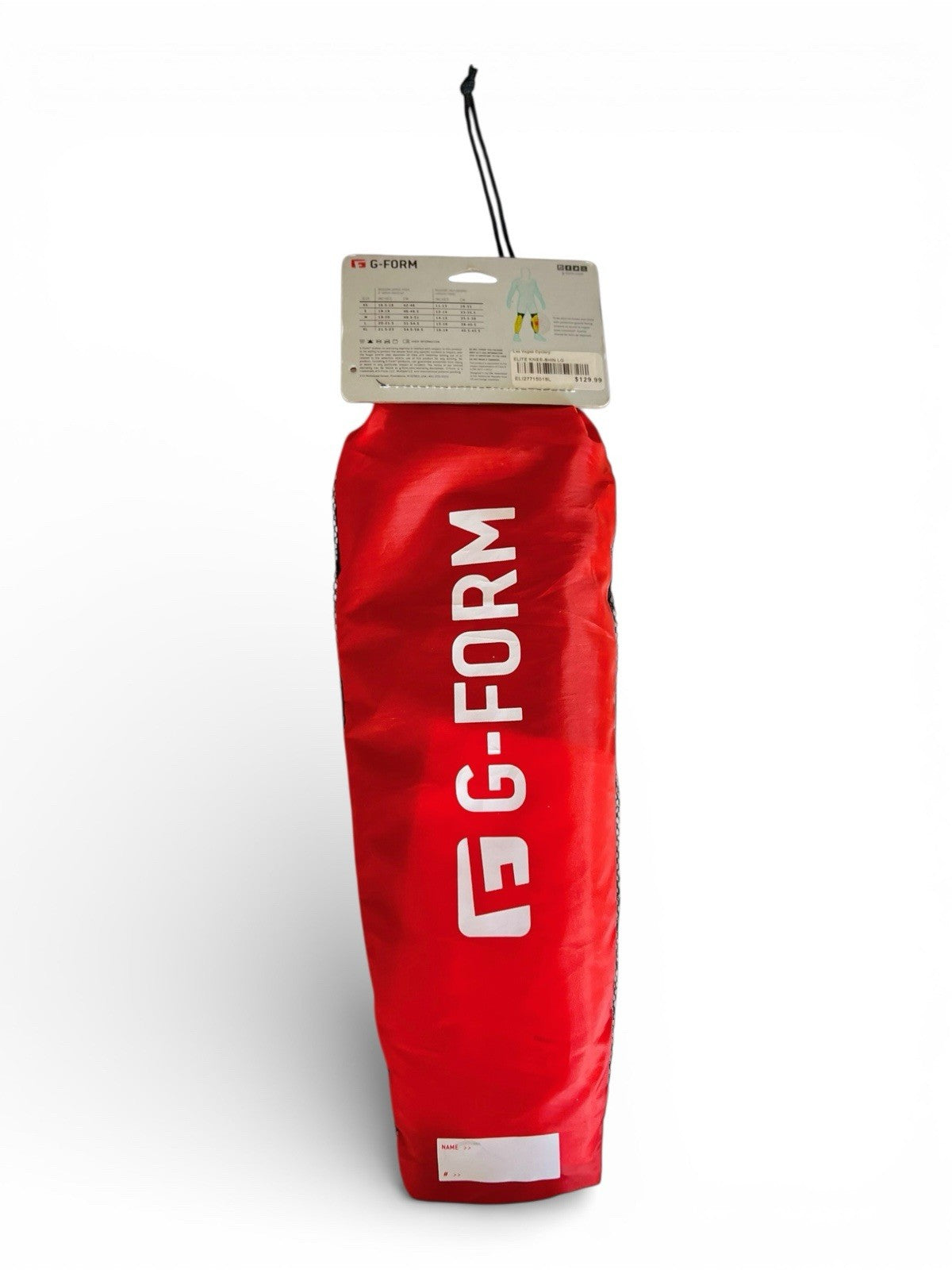 G-Form Elite Knee-Shin Guards Large Black Brand New