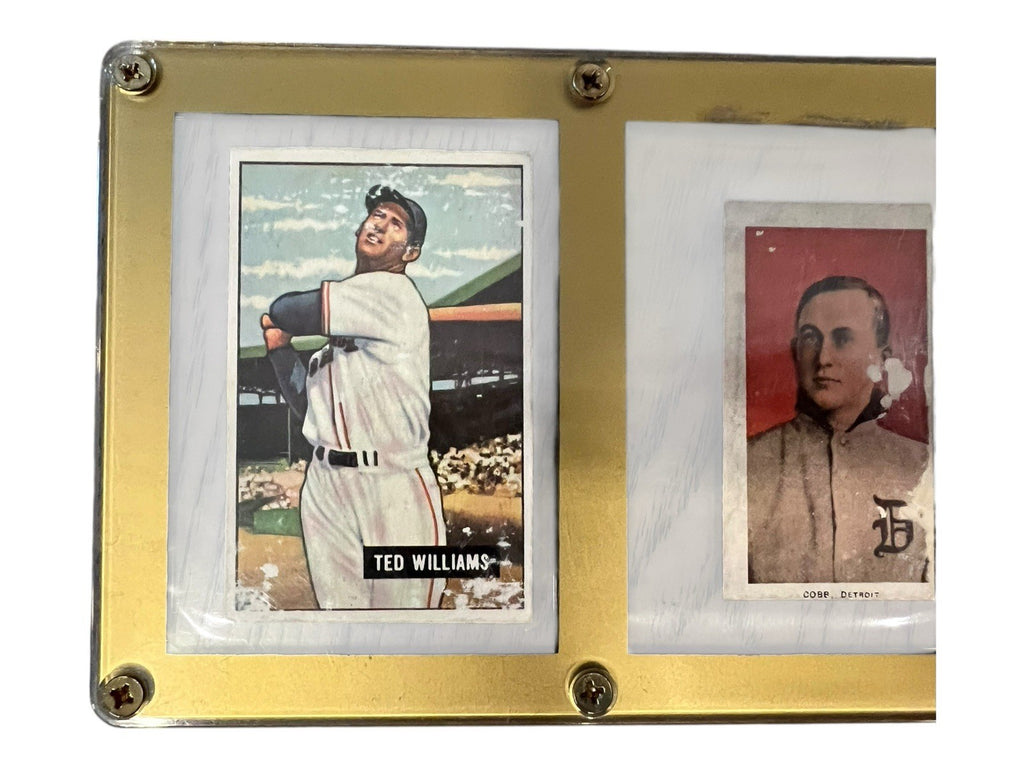 1933 Goudey Babe Ruth Type IV Baseball Card, Ted Williams & T206 Series TY Cobb
