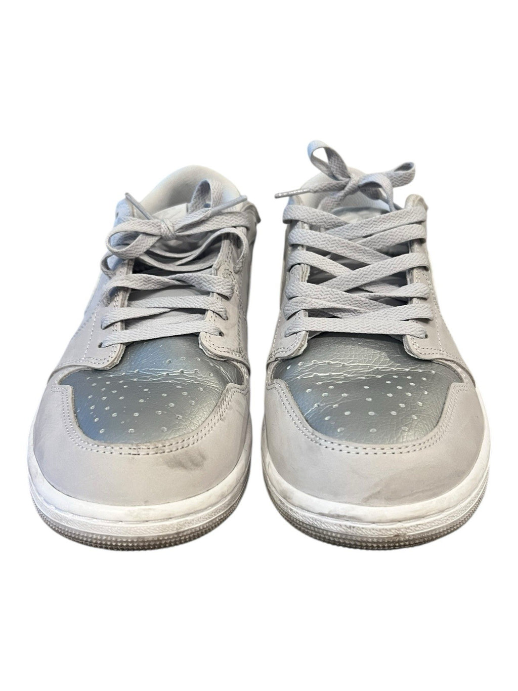 Nike Jordan One Low Og Metallic Silver Size 10.5 Men's Sneakers CZ0790-002