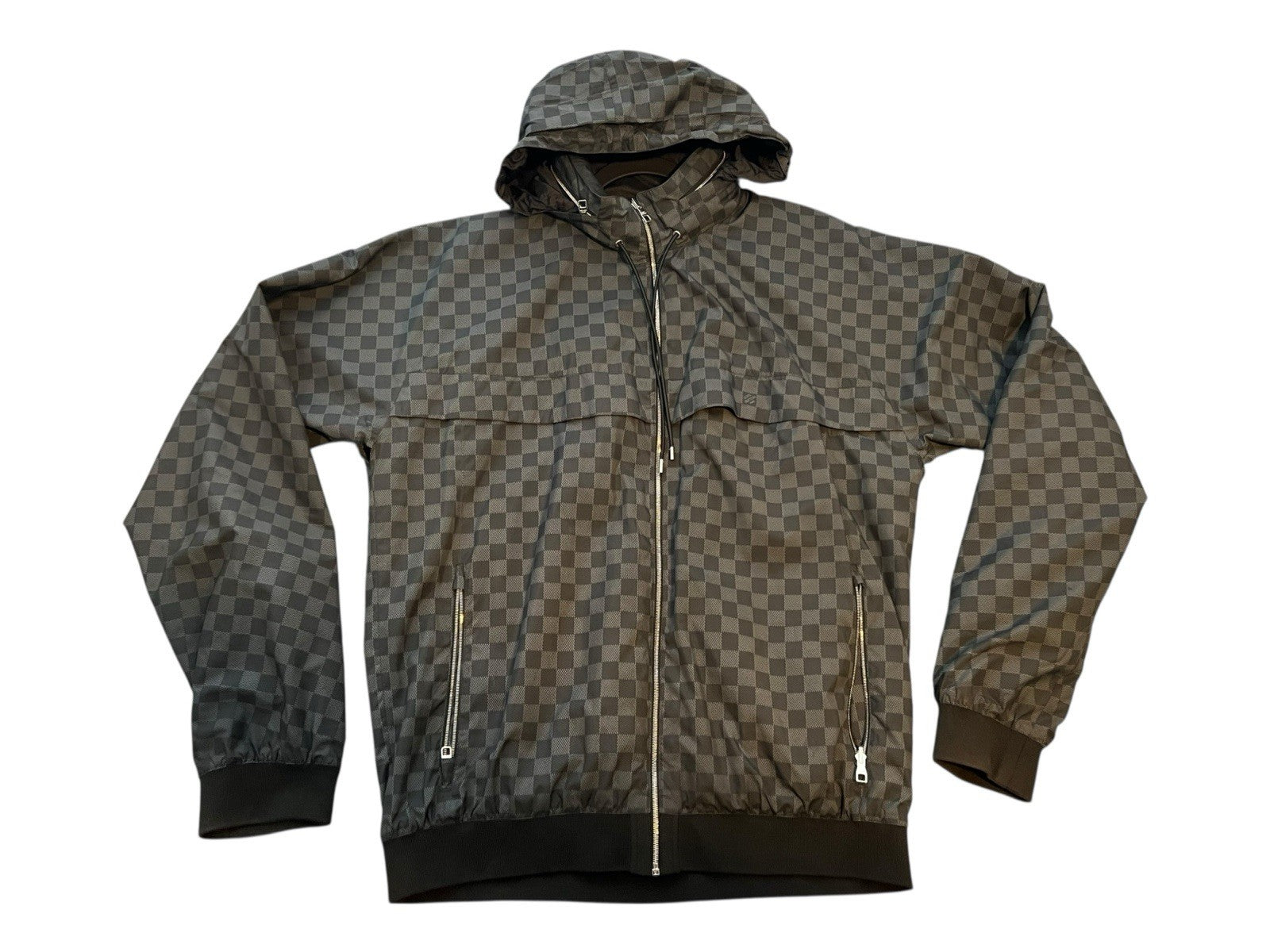 Louis Vuitton Damier Graphite Reversible Windbreaker Jacket – Size 54 (XL)