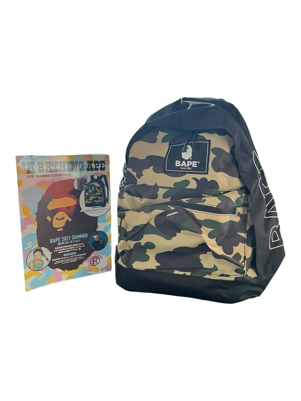 BAPE A BATHING APE e-MOOK 2021 Summer Multi Color 1st Camo Backpack