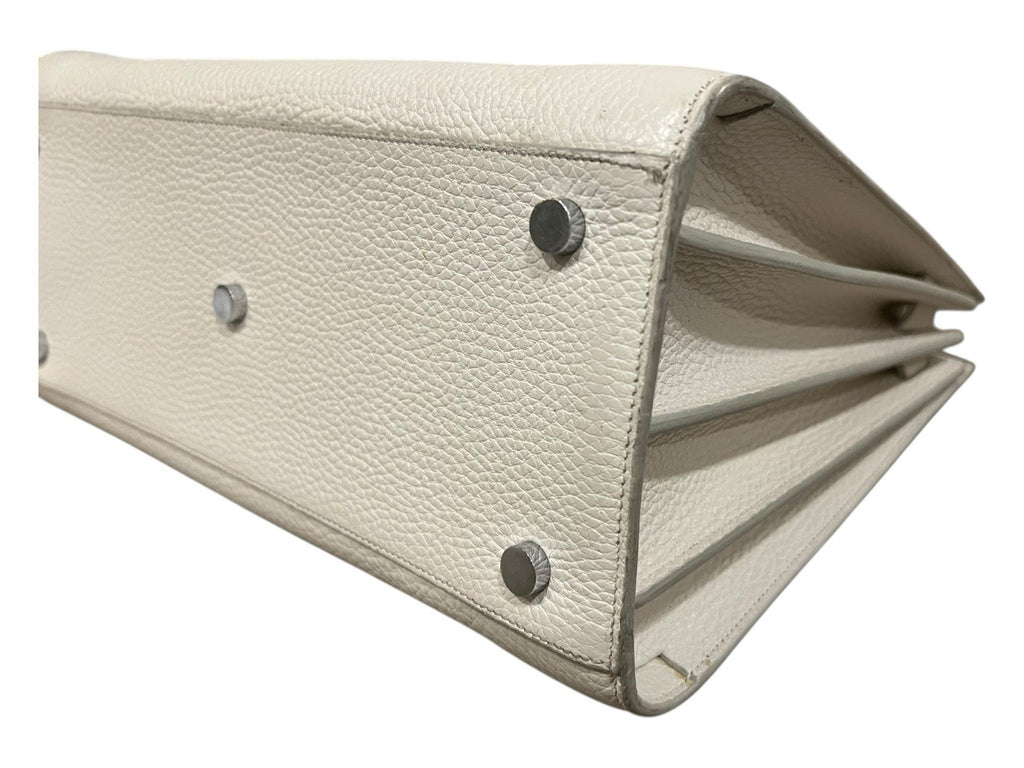 Saint Laurent Sac de Jour Shoulder Bag One Size Beige Leather