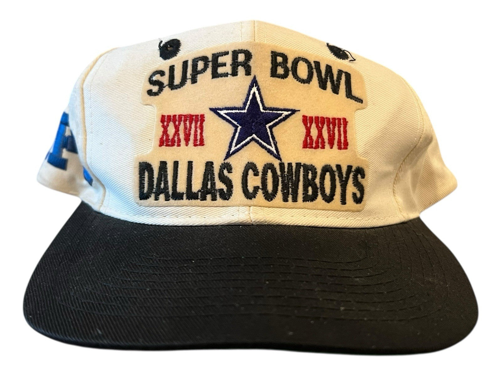 Vintage Super Bowl XXVII Dallas Cowboys Snapback 1993 NFC Logo 7￼