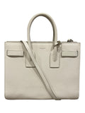 Saint Laurent Sac de Jour Shoulder Bag One Size Beige Leather