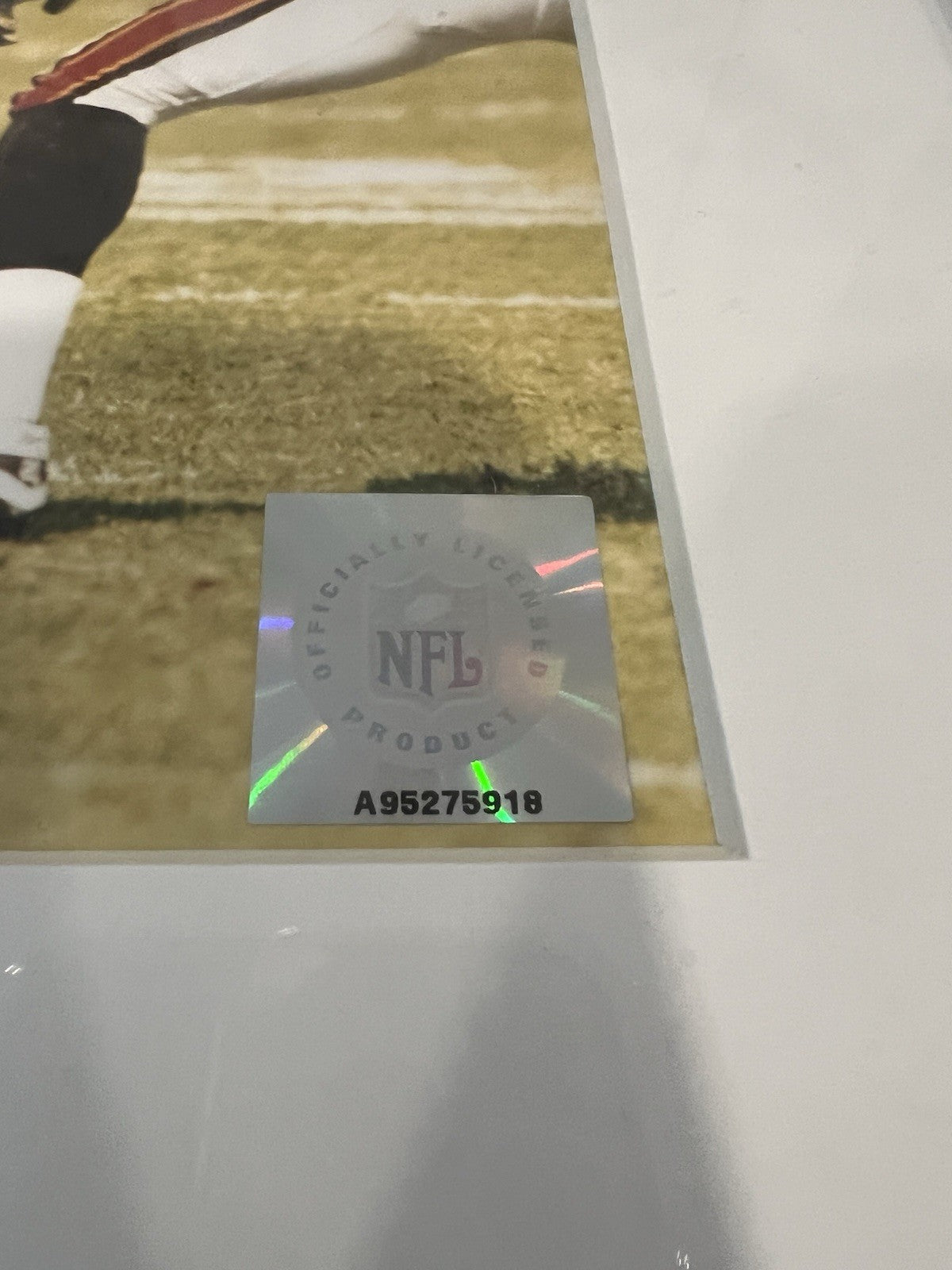 Randy Moss Signed with COA Minnesota Vikings PhotoFile All Star Collections NFL