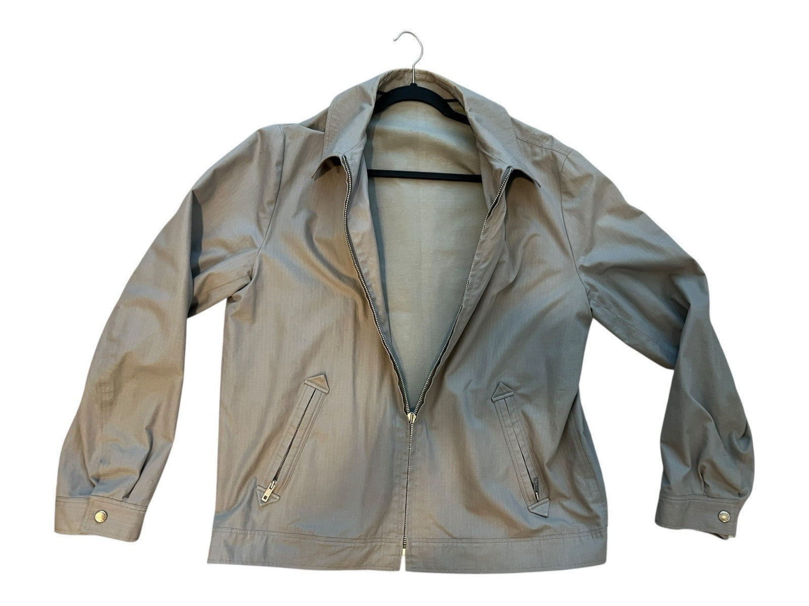 Louis Vuitton Damier Lined Harrington / Blouson Jacket Size 52