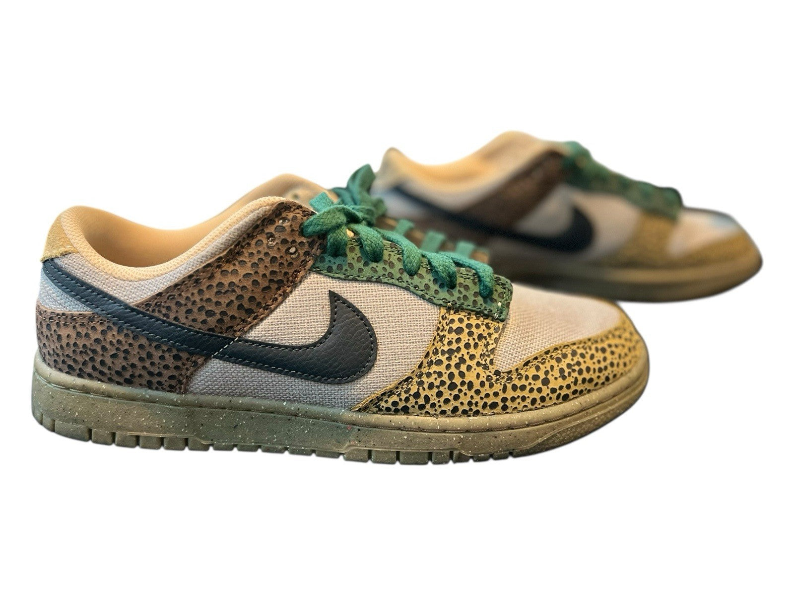 Nike Dunk Low SE Safari Mix DX2654-200 Men’s 10.5 Earth Tone Speckled