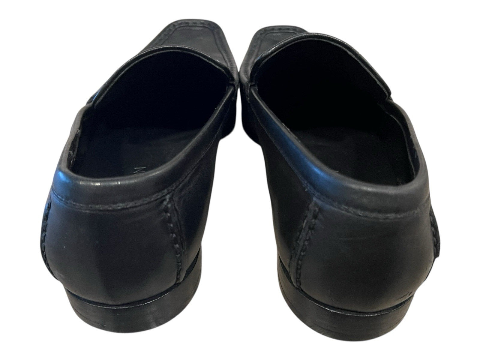 Louis Vuitton Damier Men’s Loafers Size 8.5 Black Leather