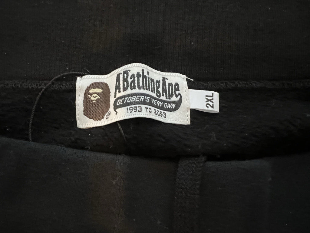 BAPE x OVO Slim Fit Pants 'Black' Size 2XL