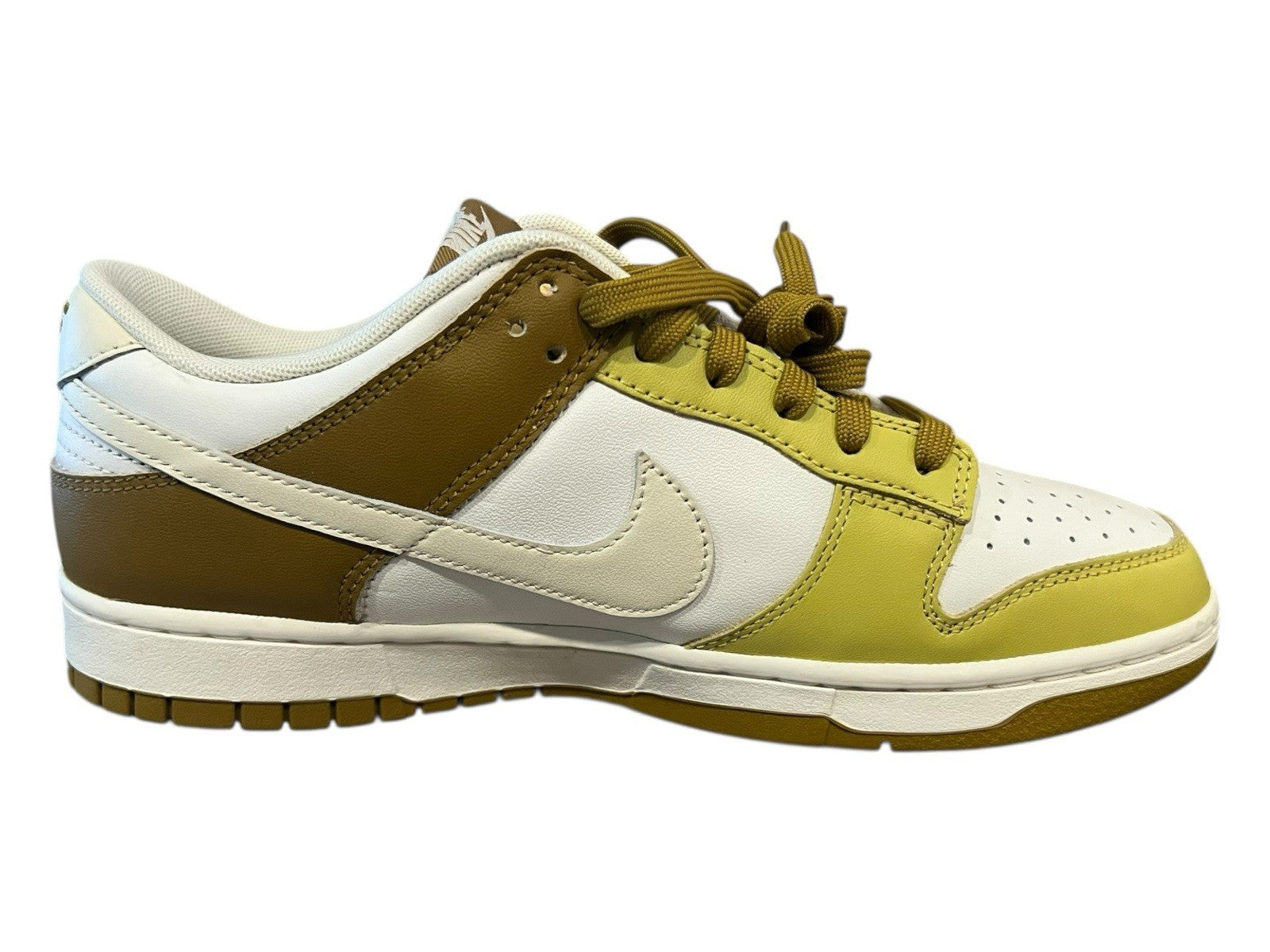 Nike Dunk Low Retro Bronzine/Coconut Milk Gold, Size 10, FZ4042-716