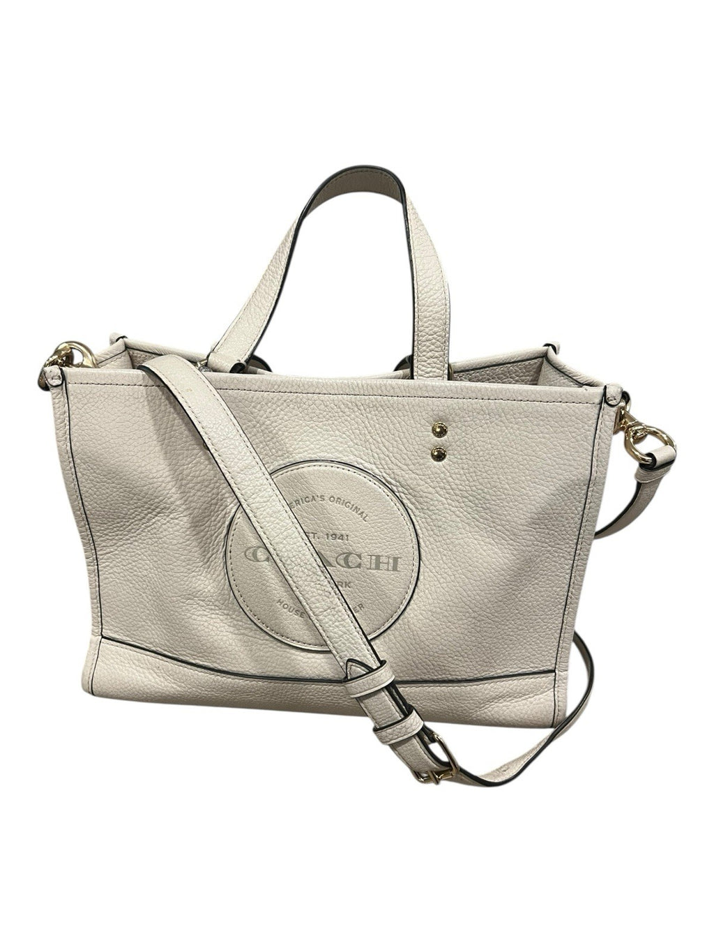 Coach Dempsey Carryall Bag With Patch Black W/ Shoulder Strap C2004 VVGUC