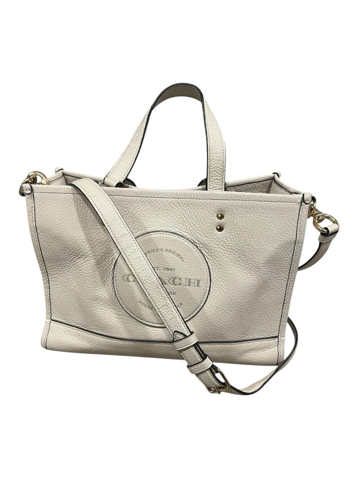 Coach Dempsey Carryall Bag With Patch Black W/ Shoulder Strap C2004 VVGUC