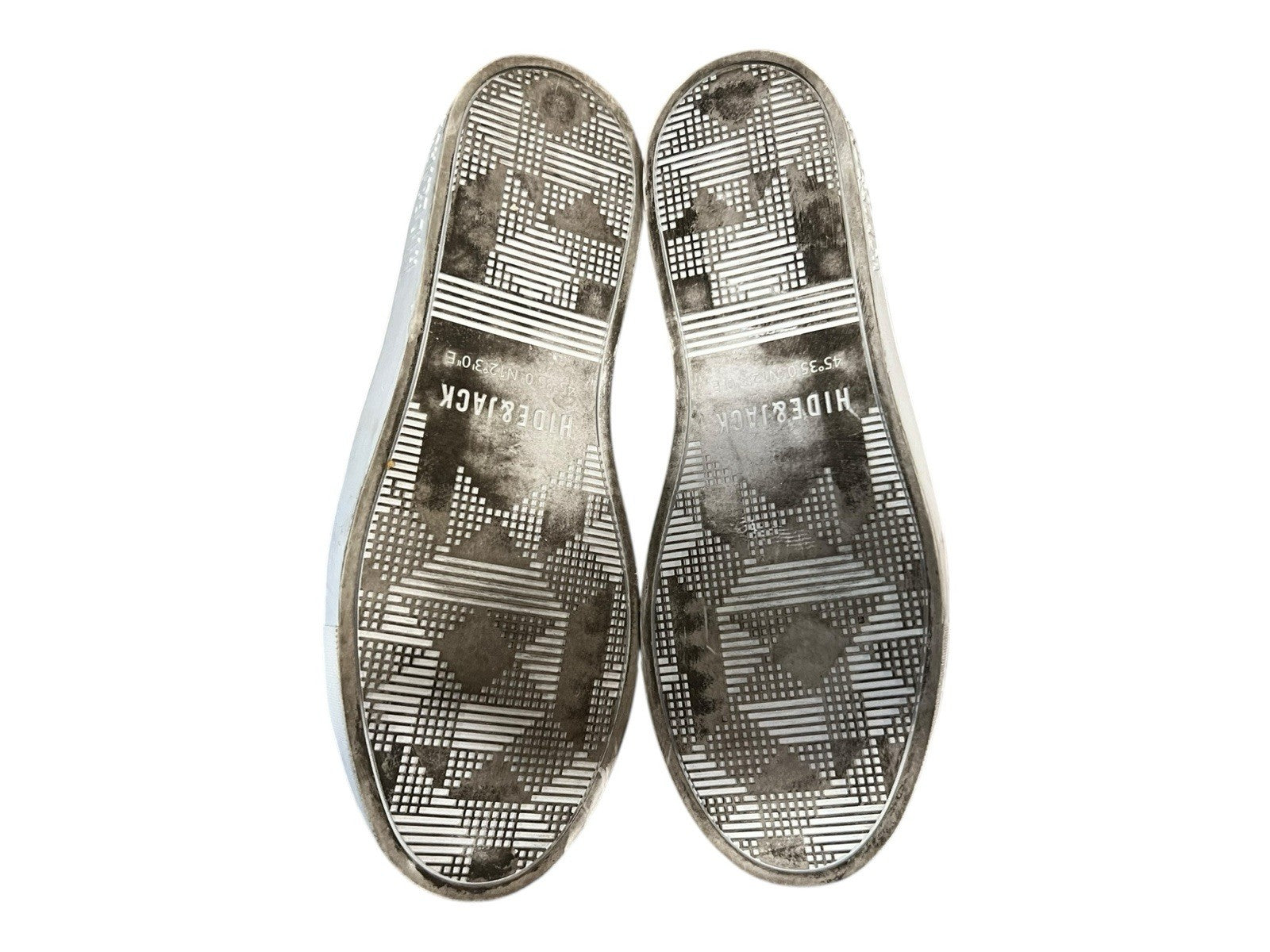 Hide & Jack Leather Croc Embossed Sneaker Green Size 10