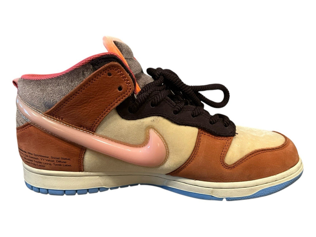 Nike Dunk Mid Chocolate Milk Size 10.5 DJ1173-700