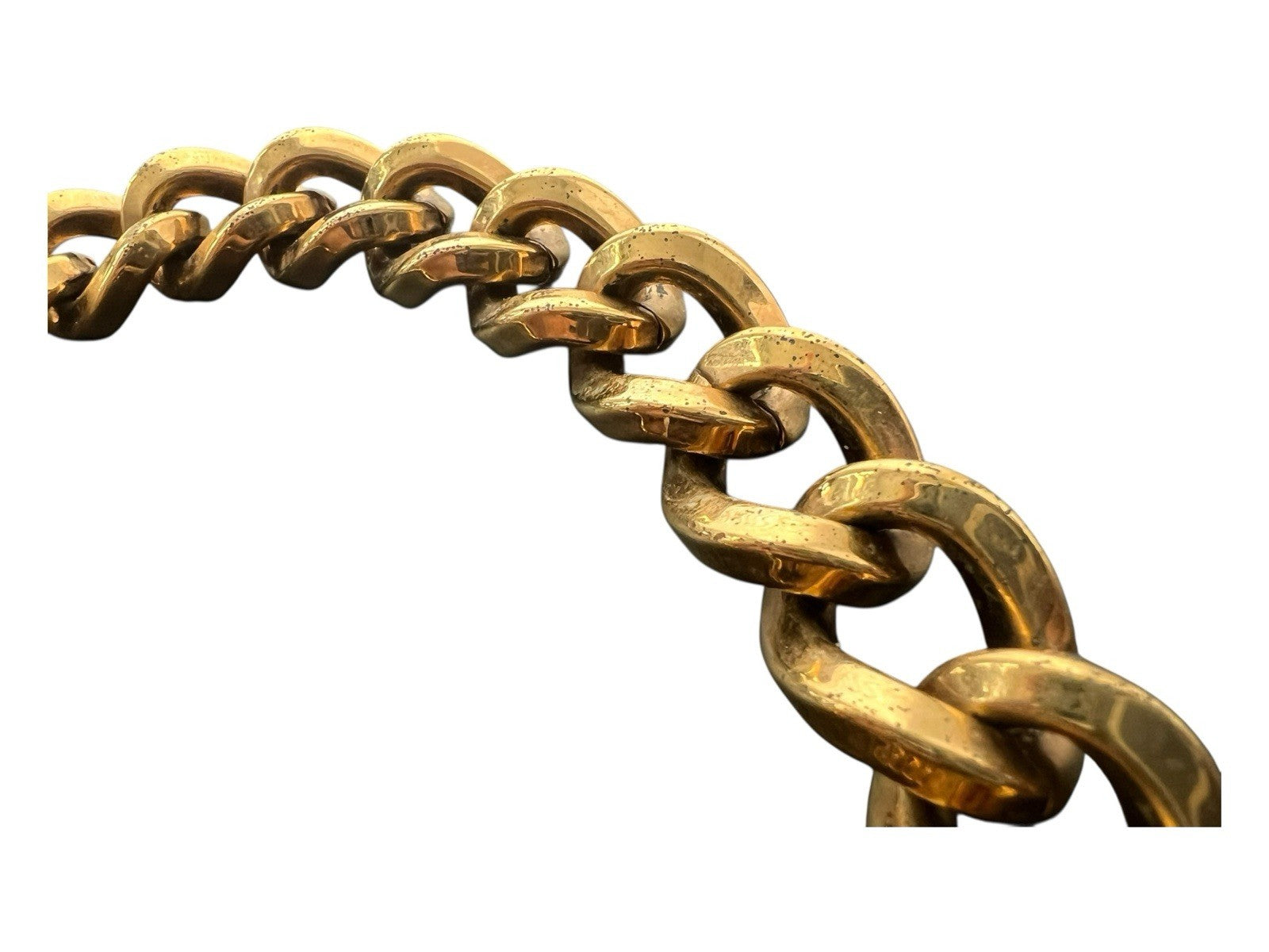 Authentic Versace Medusa Necklace Gold Brass Tribute Gold & Palladium 45 cm