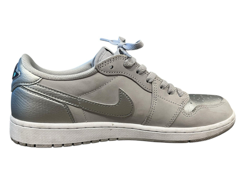 Nike Jordan One Low Og Metallic Silver Size 10.5 Men's Sneakers CZ0790-002