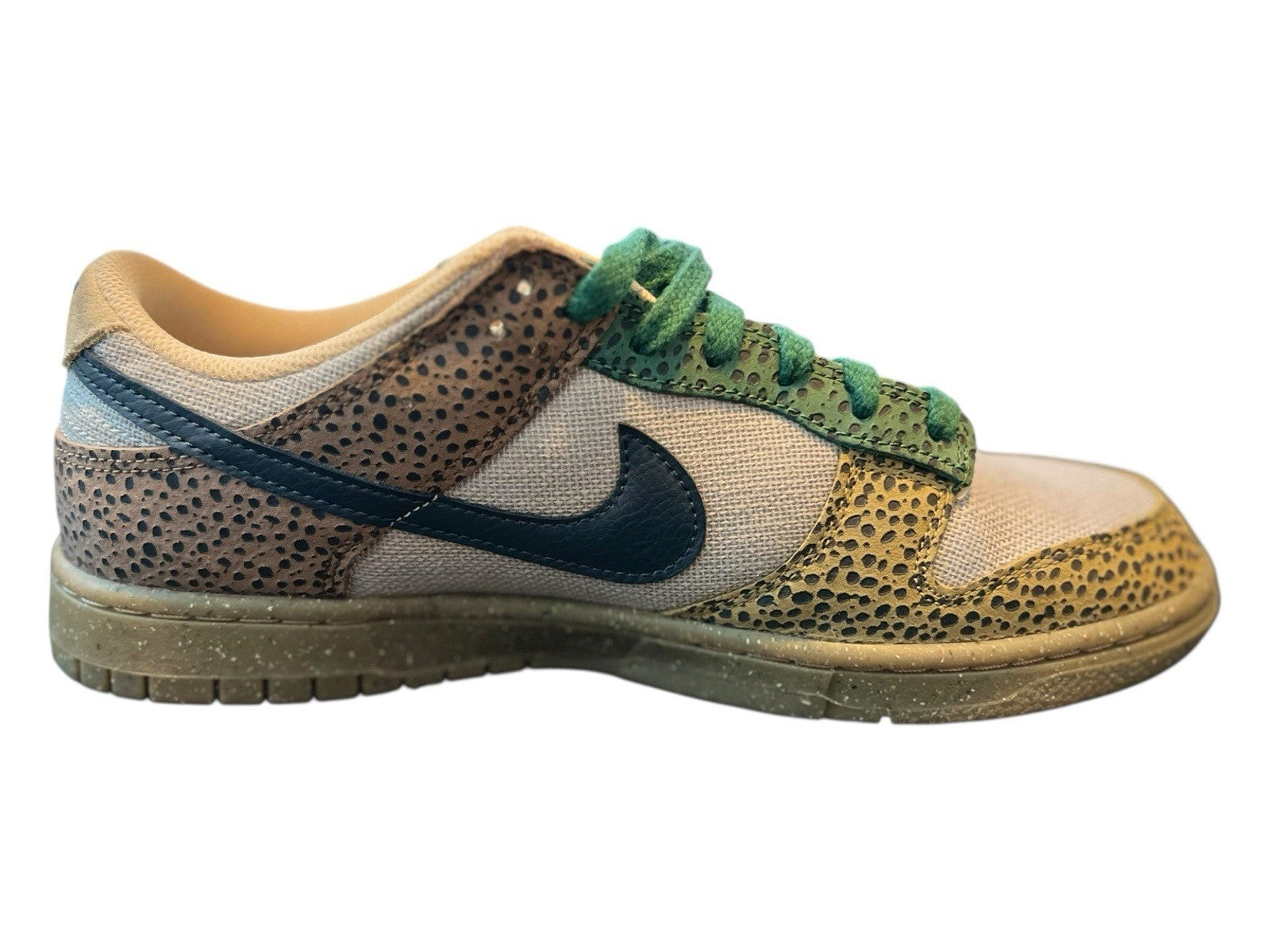 Nike Dunk Low SE Safari Mix DX2654-200 Men’s 10.5 Earth Tone Speckled