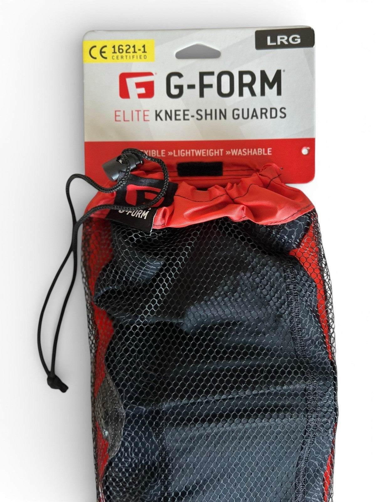 G-Form Elite Knee-Shin Guards Large Black Brand New