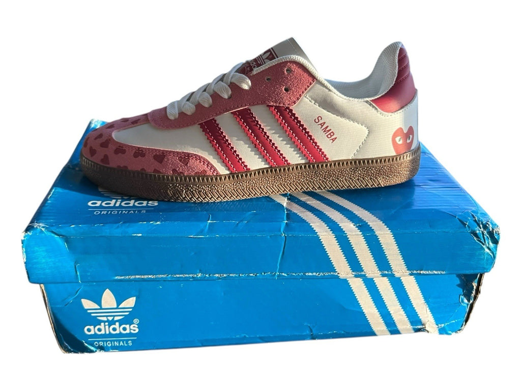 Adidas Samba Hearts Valentine Pink Gum Sole Rare 2006 Women’s 8.5