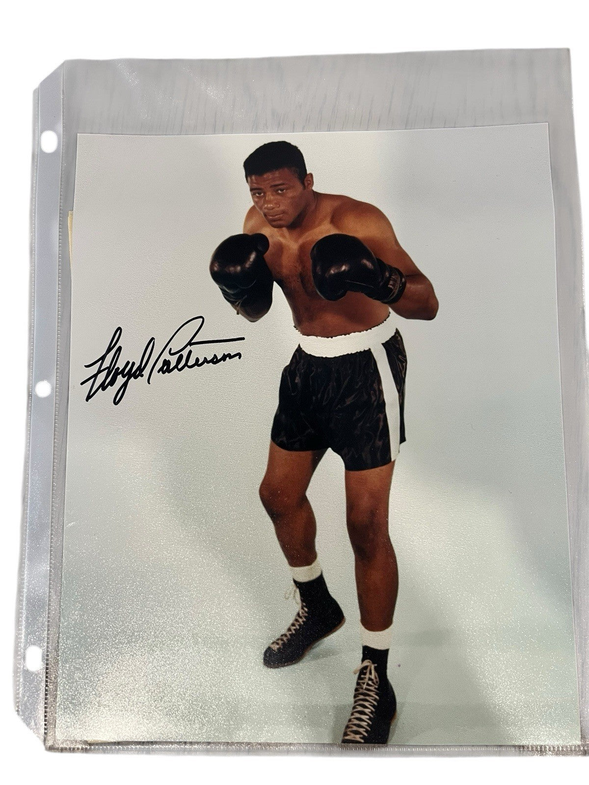 Boxing Legend Floyd Patterson Signed Photo With COA By Hit-n-Run
