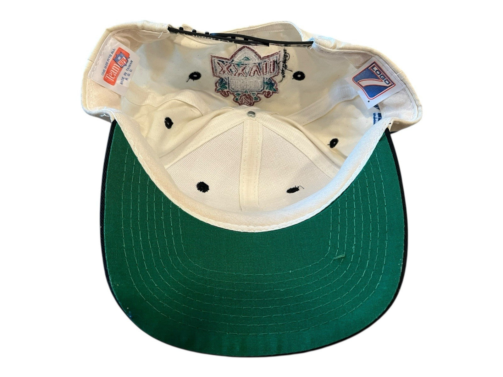 Vintage Super Bowl XXVII Dallas Cowboys Snapback 1993 NFC Logo 7￼