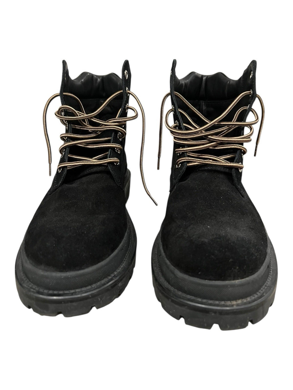 Christian Dior Explorer Ankle Boots In Black Nubuck Leather Size 41 US 10