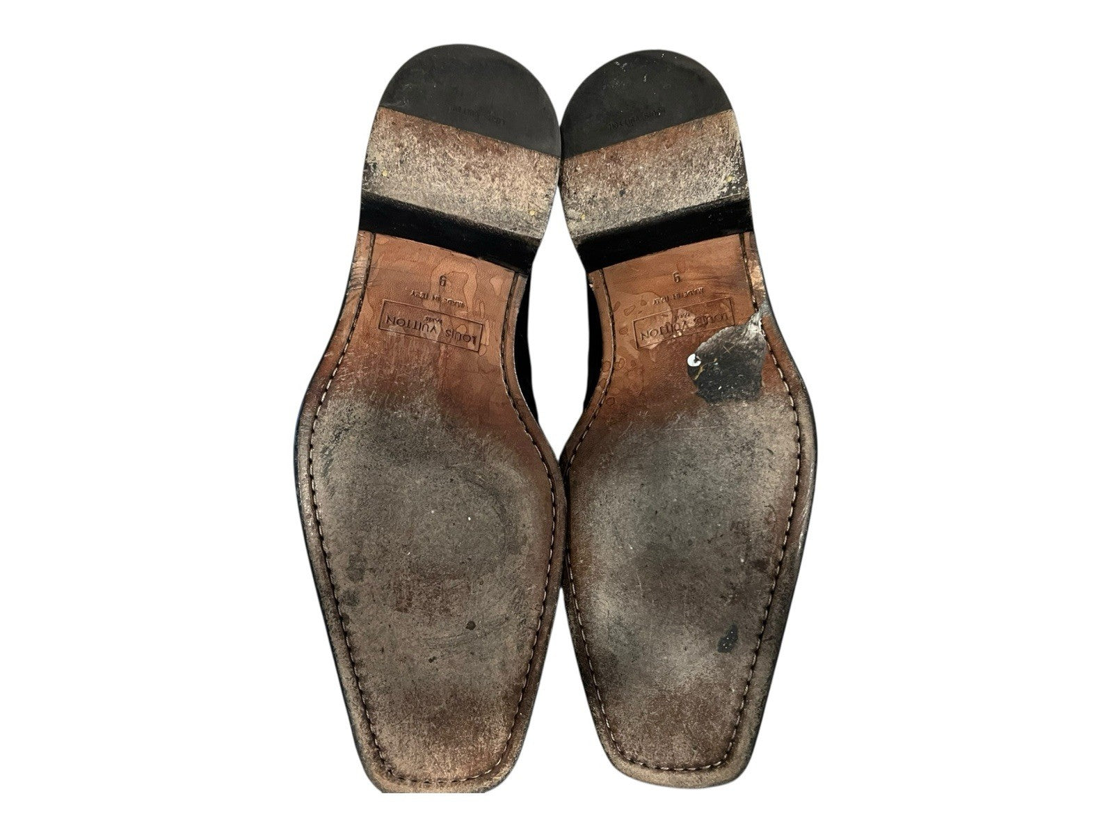 Louis Vuitton Chelsea Black Damier Boot Size 9