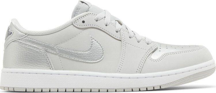 Nike Jordan One Low Og Metallic Silver Size 10.5 Men's Sneakers CZ0790-002
